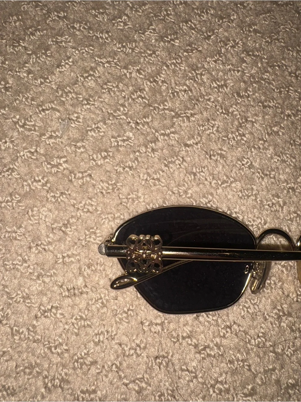 Loewe LW40115U Anagram Gold Cat Eye Sunglasses